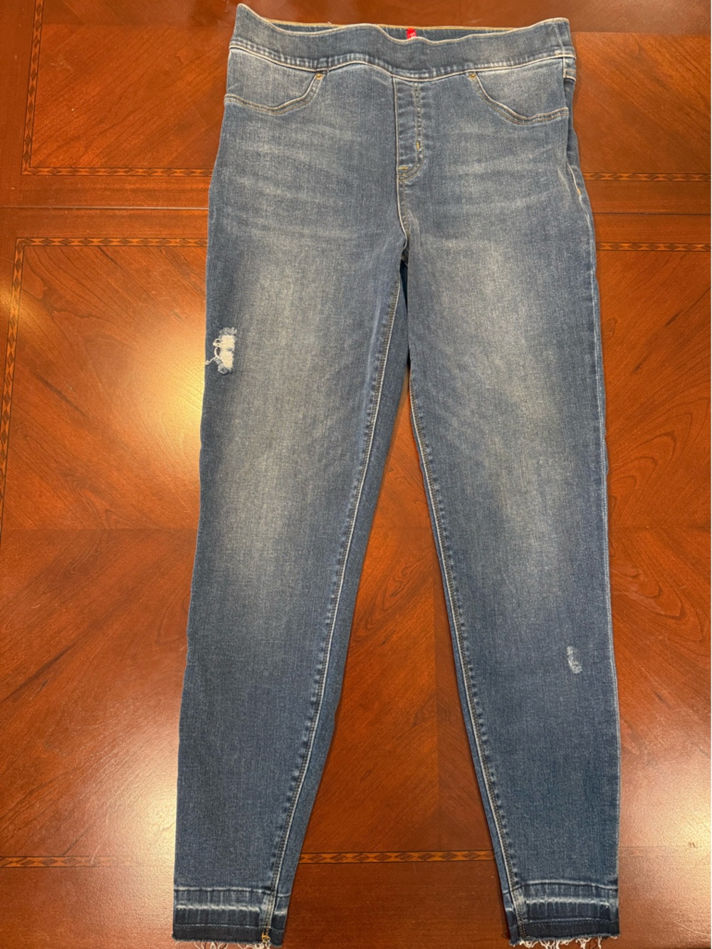 SPANX Women's Skinny Jeans - Blue Denim